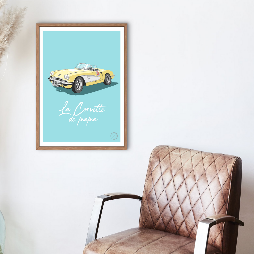Poster voiture vintage : Pourquoi choisir un poster de voiture vintage pour sublimer son intérieur ?