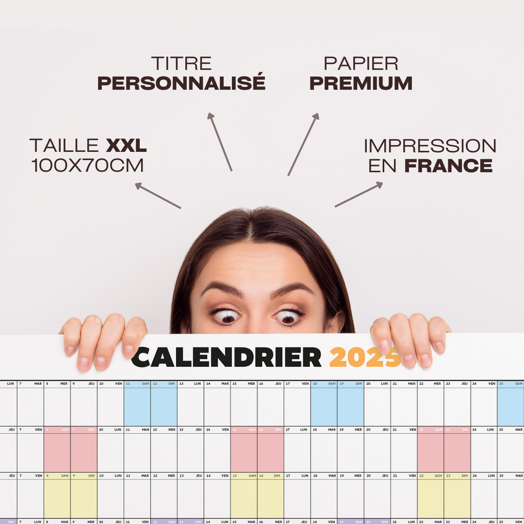Calendrier personnalisé : un outil mural unique et élégant