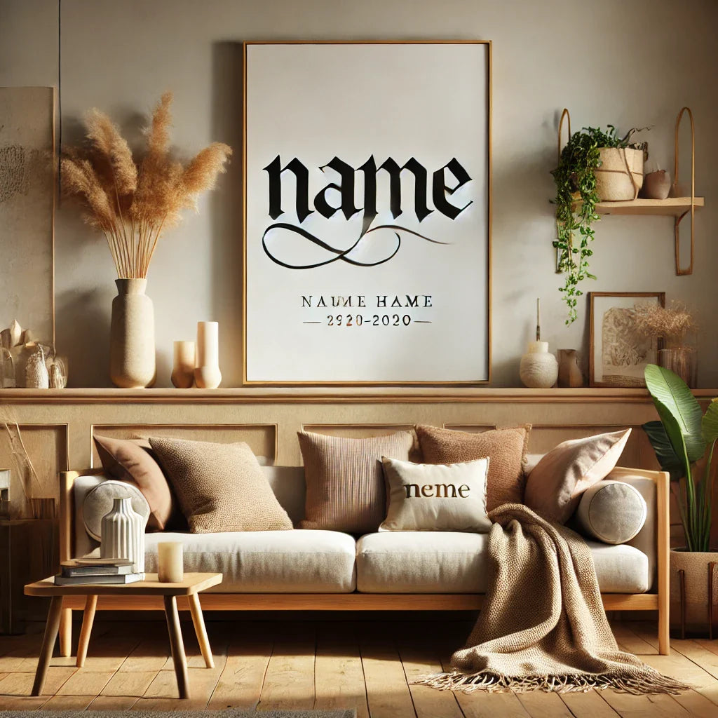 Affiche personnalisable prénom : Pourquoi opter pour une affiche prénom personnalisée ?