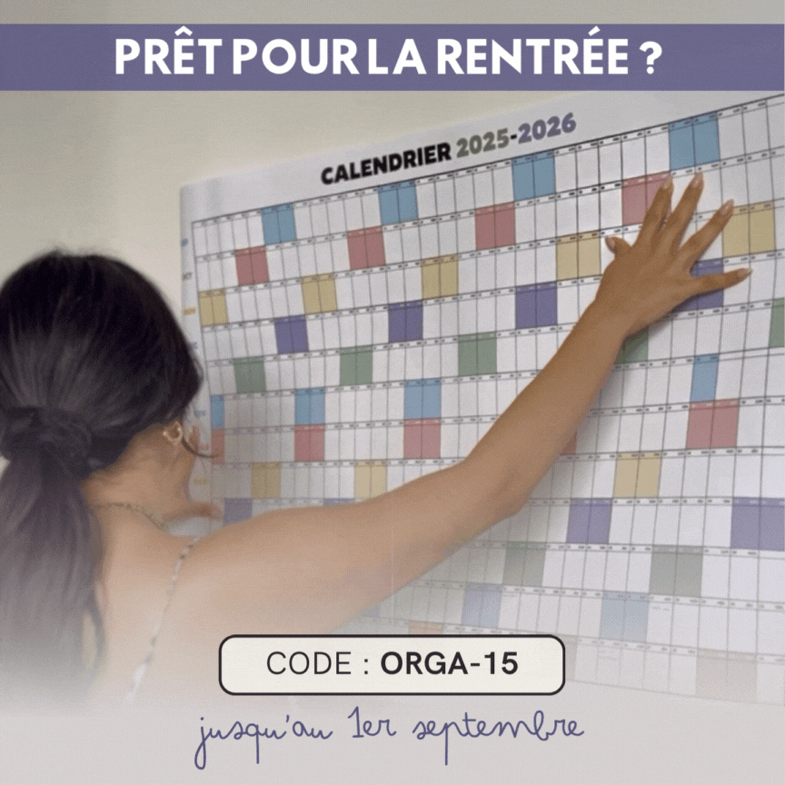 Conditions générales de l’offre spéciale Rentrée : -15 % sur le calendrier 2025-2026 📅