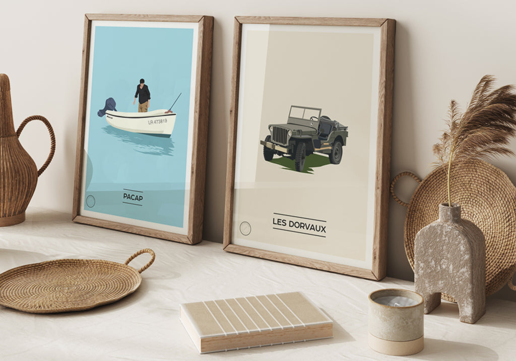 LES AFFICHES PERSONNALISÉES PASSIONS ⛵🚙 !!