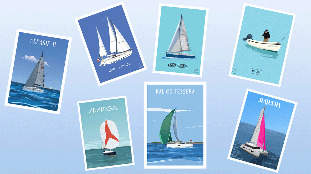 Naviguez dans le monde artistique avec les tableaux bateaux des Esquisseurs !