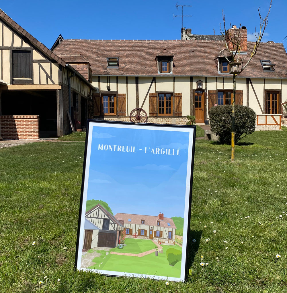 Votre affiche personnalisée du lieu de rencontre pour cet été