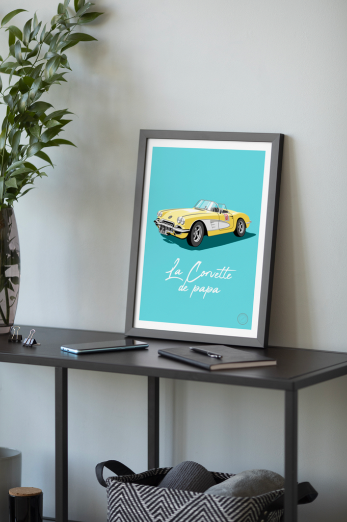 Votre voiture préférée en art: Découvrez nos tableaux et posters personnalisables 🚘