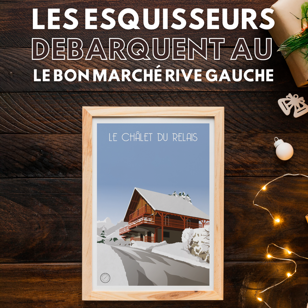 Les Esquisseurs au Bon Marché Rive Gauche : l’Atelier magique s’installe pour Noël ! ✨