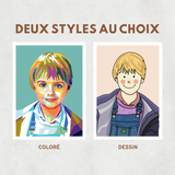 Deux styles au choix portrait