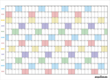 calendrier géant déco personnalisé