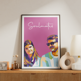 Soulmates portrait couple