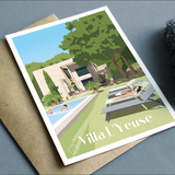 Carte postale personnalisée villa l'yeuse